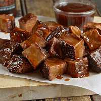 1 pkg Barbecue Beef Burnt Ends, 2 lb