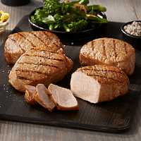 4 Heritage Boneless Pork Chops, 6 oz each