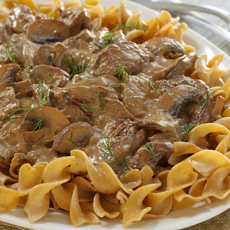Beef Stroganoff