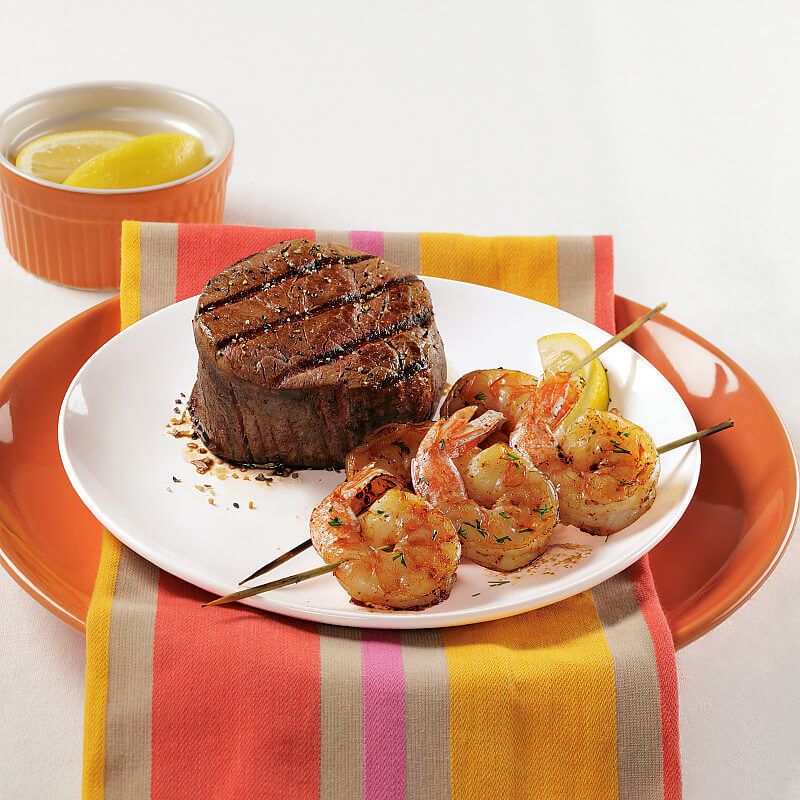 Grilled Shrimp Kebobs with Ginger-Lime Vinaigrette