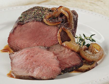 Grilled Steak with Steak House Mushrooms