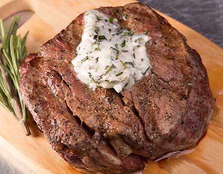 Filet Mignon with Herbed Butter
