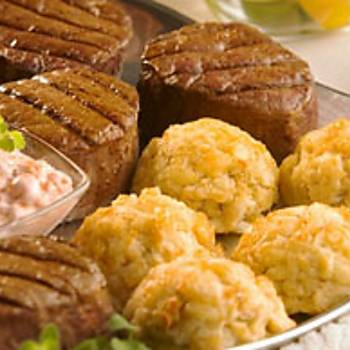 Horseradish Shrimp Steak Topping Recipe